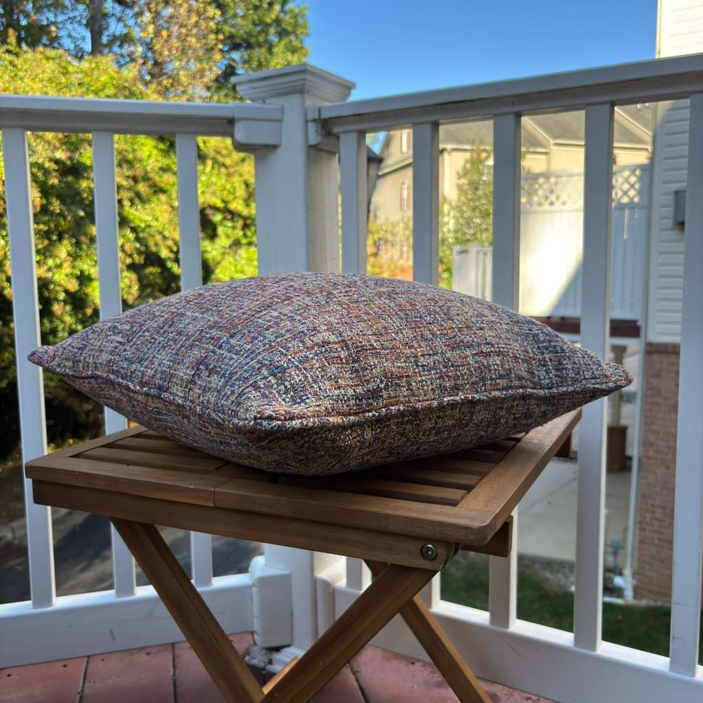 Handmade Throw Pillow (Woven Textile)