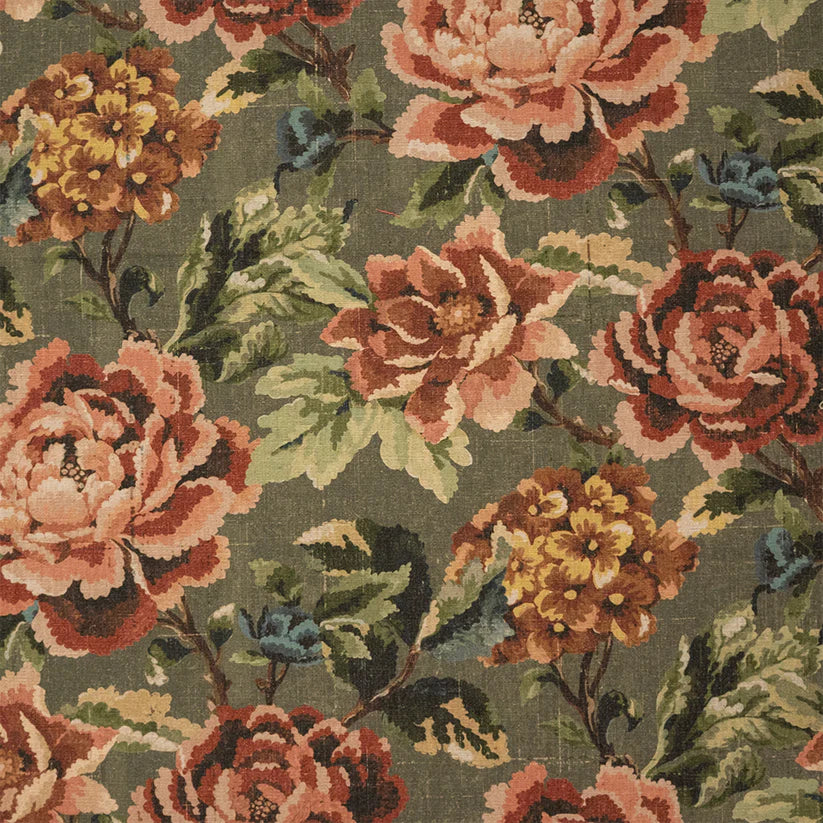 Handmade Throw Pillow (Cotton Floral)