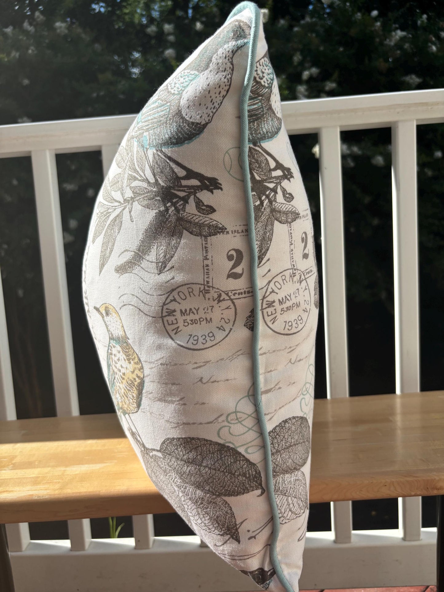 Handmade Throw Pillow (Winged Comfort)