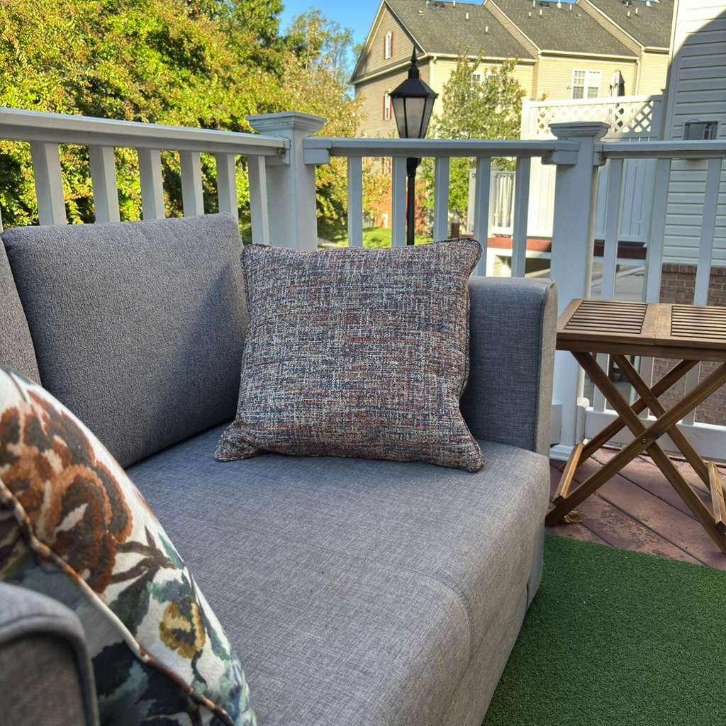 Handmade Throw Pillow (Woven Textile)
