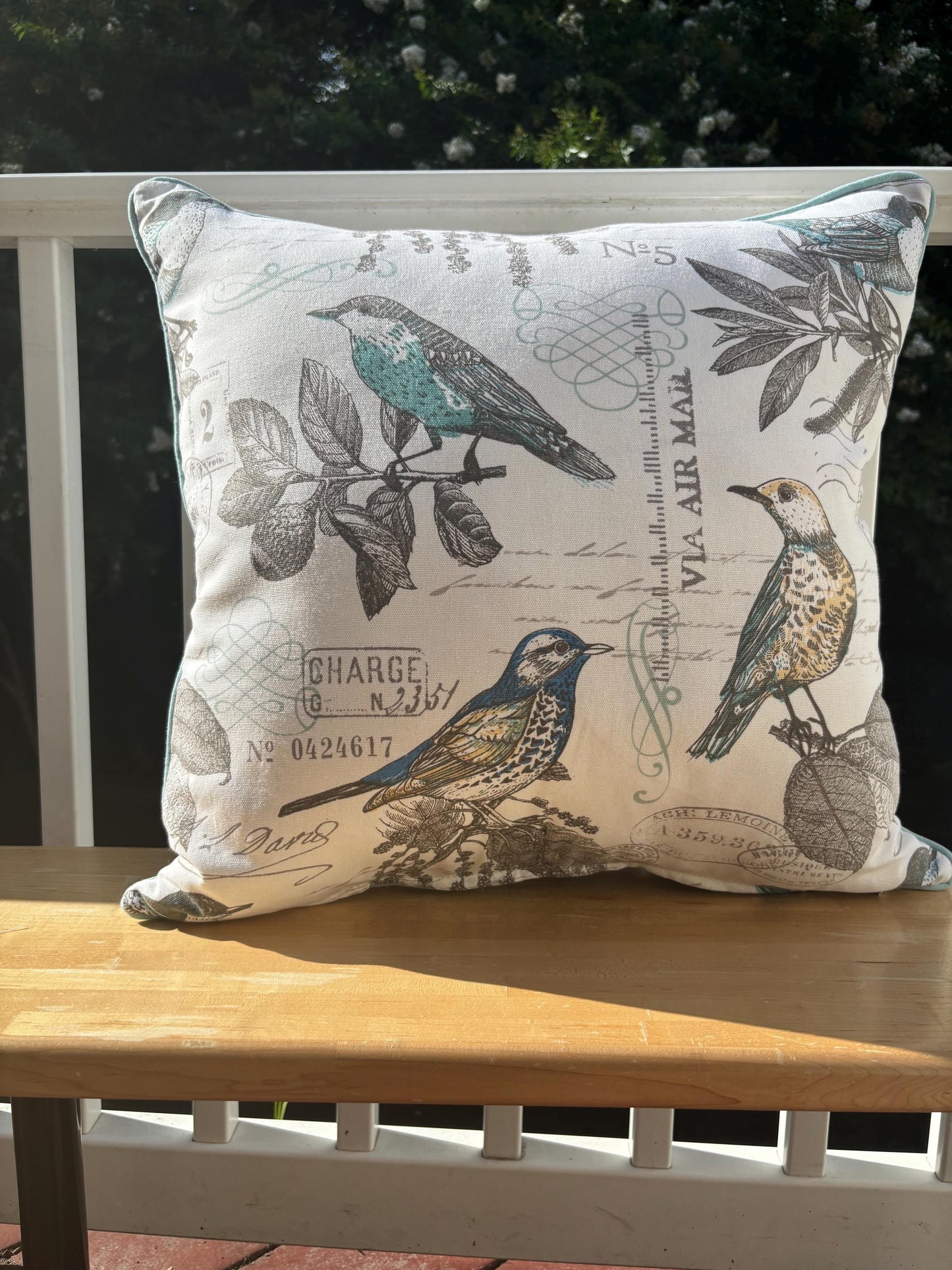 Handmade Throw Pillow (Winged Comfort)