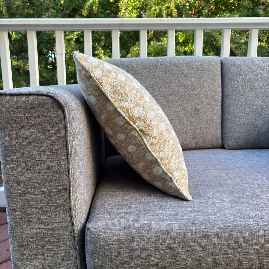 Handmade Throw Pillow (Woven Pattern)