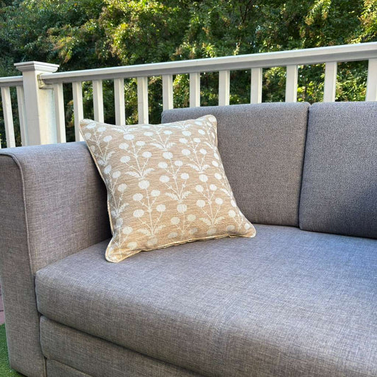 Handmade Throw Pillow (Woven Pattern)