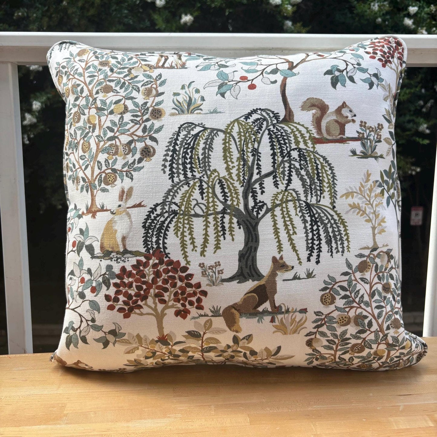 Handmade Throw Pillow (Willow & Fox)
