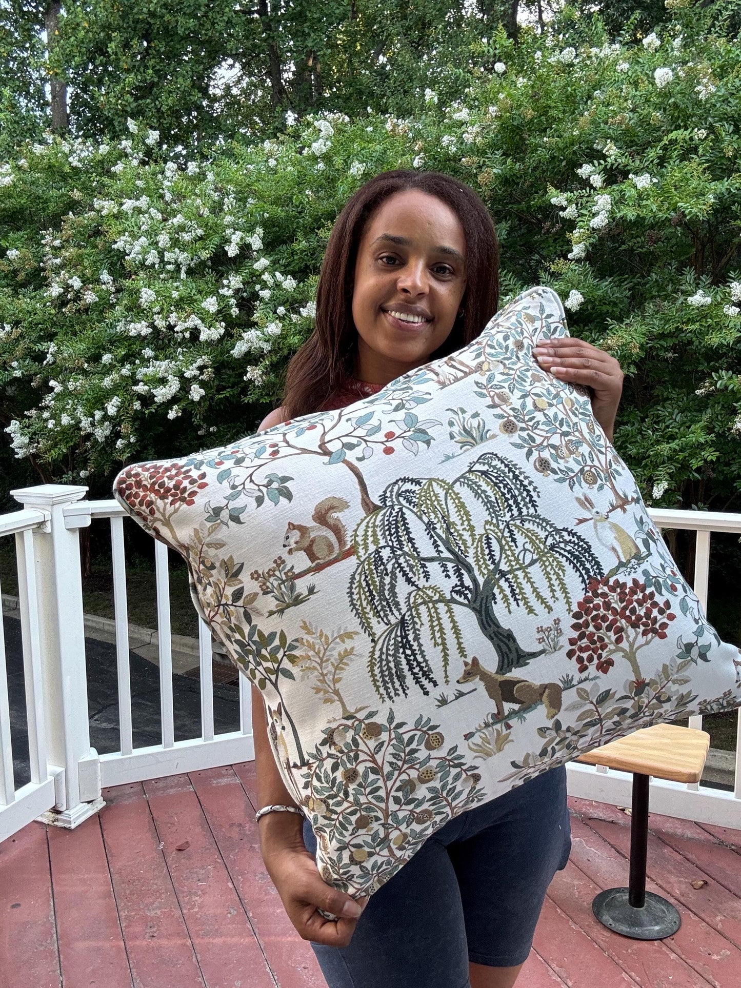 Handmade Throw Pillow (Willow & Fox)
